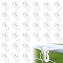 30pcs Football Net Clips, Soccer Goal Net Clips, White Plastic Goal Accessories, For Football, Soccer, Golf, Tennis Nets Essential, Outdoor Sports, Essential For Players, Coaches, Easy Application