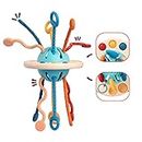 Montessori Toys for 1 Year Old Boys Girls, Baby Sensory Toys for Toddler, Baby Toys 12 to 18 Months, Food-Grade Silicone String Toy for Sensory Development, Travel Toys for 1 Year Old Birthday Gift