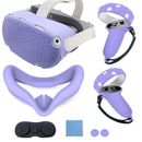 Silicone Accessories For Oculus Quest 2 VR Face/Controller Grip/Shell/Lens Cover