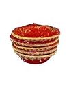 Velvet Basket / Fruit Basket / Gifting Basket (1 Kg) Pack Of 5(Wood, Yellow;Red)
