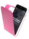 Luxus Up & Down Rosa Leder Flip Case Buch Hülle für iPhone 6 und iPhone 6S 