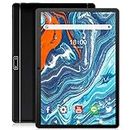 Tablet 10 inch Android Tablet, Quad-Core Processor 32GB Storage, Dual Sim Card, WiFi, Bluetooth, GPS, 128GB Expand Support, IPS Full HD Display (Black)