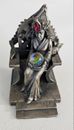 Dragon Queen Gorham Signed Piece 3070 3.5"  Chess by A.G. SHROMB