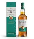 The Glenlivet 12 Year Old Single Malt Scotch Whisky (Double Oak), 70cl with Gift Box, Malt Whisky