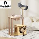 Cat Tree Tower for Indoor Cats Cat Tower w/ Cat Condo Transparent Cat Hammock