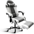  Silla de juego con silla de reposapiés silla de oficina ergonómica silla de juego ergonómica 
