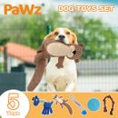 Pawz Dog Chew Toys Squeaky Puppy Pet Rope Plush Toy Teething 5 styles