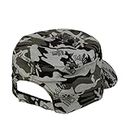 COMBR Fashionable Adjustable Polyester Baseball Hat Flat Crown Cap for Men Women Clothing Accessory Camo Hat #3