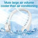 2pcs/set, Hanging Neck Fan, Portable Refrigeration Air Conditioner, Silent Charging Twin Turbines, Silicone Adjustable Size, Essential Back-to-school Supplies For Outdoor Sports, Travel, And Summer
