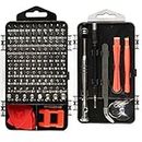 AGARO 115 pcs Precision Screwdriver Set, for Smartphone, Mobile, Laptop, Tablet, Game Console and Household Repair (Black)
