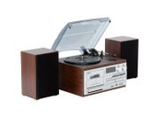 Lenoxx Audio Home Entertainment System (Brown) CDs, Vinyl, Bluetooth & More