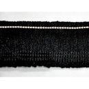 Belagio Enterprises, Inc. Fringe Trim Fabric in Black | 6 W in | Wayfair BF3-4045-02
