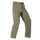 FREE SOLDIER Men's Outdoor Cargo Hiking Pants with Belt Lightweight Waterproof Quick Dry Tactical Pants Nylon Spandex (Mud 30W/30L)