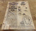 1976 Briggs + motores Stratton instrucciones de reparación manual buen usado