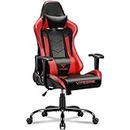 VITESSE Ergonomic Red Gaming Chair for Adults, 330 lbs PC Computer Chair, Racing Office Chair, Silla Gamer Height Adjustable Swivel Chair with Lumbar Support and Headrest…