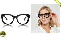 JiSoo Reading Glasses 2.0 Women/Men Designer Oversized Readers, Thick Large 2.0,