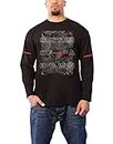System Of A Down Men's Eye Collage Long Sleeve X-Large Black
