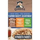 Quaker Instant Oatmeal 3 Flavour Variety Pack, 8 Packets, 314g