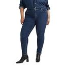 Levi's Women's Plus-Size 721 High Rise Skinny Jeans, Blue Story (Waterless), (US 18) 36 Regular