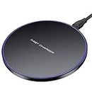i-Sonite Black Qi Certified Ultra Slim Super-Fast 10W Metal Frame Wireless Charging Charger Station Pad for Nokia Lumia 1520