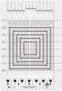 Mini regla de edredón Creative Grids Stripology cuartos (CGRGE4)