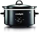 Crockpot Slow Cooker | Removable Easy-Clean Ceramic Bowl | 3.7 L (3-4 People) | Energy Efficient | Black [CSC078]