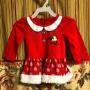 Disney Shirts & Tops | Disney Baby Holiday Shirt | Color: Red/White | Size: 12 Month