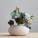RZBZBRY Florero de decoración de la mesa de la sala de estar mientras que los jarrones de porcelana Arreglo de flores secas Estantería de entrada Muebles de exhibición