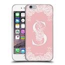 Head Case Designs Officially Licensed Nature Magick Letter S Rose Gold Monogram 2 Soft Gel Case Compatible with Apple iPhone 6 / iPhone 6s