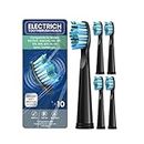 5 Pack Toothbrush Heads, Electric Toothbrush Replacement Heads Compatible with Fairywill Electric Toothbrush FW-507/508/515/551/917/959/2011/D1/D3/D7/D8 Fairy Will Black 10Pack