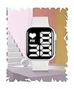 Acnos® Premium White Digital Watch - for Boys & Girls Digital Watch - for Boys & Girls Watch Mens for Kids Women Men Couple Electronic Digital Sports Watch