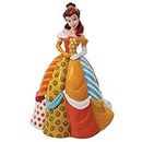 Enesco Disney by Romero Britto Beauty and The Beast Belle Figurine, 7.67 Inch, Multicolor