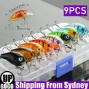9X Fishing Lures Bream Bass Trout Redfin Perch Cod Flathead Whiting Tackle 4.5cm