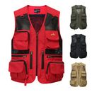 Men's Fishing Vest Multi-Pocket Photography Hunting Travel Jackets Waistcoat