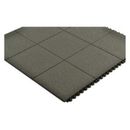 NOTRAX 556S0033BL Interlocking Antifatigue Mat Tile, Rubber, 3 ft Long x 3 ft