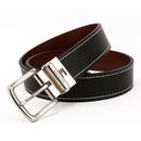 Tommy Hilfiger Men's Reversible Contrast Stitching Leather Belt 11TL08X009