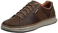 Skechers Men's MORENO- WINSOR Fashion Sneakers, Dark Brown, 9 Regular US