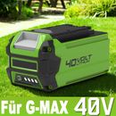 40V 8000mAH Batería Para Greenworks G-MAX G40B2 Li-Ion G40B25 29462 29472 Batería De Repuesto