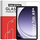 Robustrion Premium Tempered Glass for Samsung Tab A9 Plus 11 inch Screen Protector Guard for Samsung Galaxy Tab A9 Plus / A9+ Tablet [SM-X210/X216] [Anti-Scratch] & [Smudge Proof] - Pack of 1