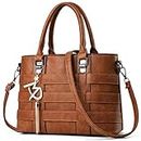 Tibes Designer Handbag for Women Ladies Handbags PU Leather Weave Shoulder Bag Women Top-Handle Purse