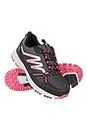Mountain Warehouse Lakeside Womens Waterproof Trail Running Shoes Jet Black Womens Shoe Size 8 US