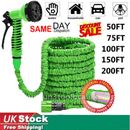 FLEXIBLE GARDEN HOSE EXPANDABLE EXPANDING 25FT TO 250FT WATER PIPE Spray Nozzle