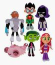 6Pcs Teen Titans Go Robin Cyborg Beast Boy Raven Action Figures Model Toy Set