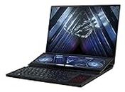 ASUS ROG Zephyrus Duo 16 Dual Screen Laptop, 16" (40.64 cm) UHD+/FHD+ 120Hz/240Hz/3ms, AMD Ryzen 9 6900HX, 16GB RTX 3080 Ti, Gaming Laptop (32GB/2TB SSD/Win 11/Office/Black/2.55 Kg), GX650RXZ-LB226WS