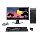 (Refurbished) Lenovo ThinkCentre 19" HD All-in-One Desktop Computer Set (Intel i5 4th Gen/8 GB RAM/256 GB SSD/19" HD LED Monitor/Wireless KB & Mouse/Speakers/WiFi/Windows 10 Pro/MS Office)
