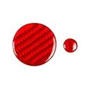 SYLTER Interior Accessories For Cadillac CT5 CT6 XT4 XT5 XT6 2022 2023 Carbon Fiber Decorative Stickers Central Control Multimedia Knob Panle Decorative Accessories (Color : Red)
