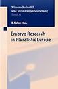 Embryo Research in Pluralistic Europe: 21