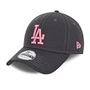 New Era MLB LOS ANGELES DODGERS Neon Pack Gray & Pink 9FORTY Cap