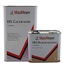Max Meyer 7.5 Litre Kit 1 x 5 Litre 0200 2K Clear Coat Lacquer & 1 x 2.5 Litre 0800 Fast Activator Hardener Automtive Paint Clear Lacquer