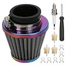 GREHUA 38mm Air Filter for GY6 50cc 90cc 110cc 125cc SSR110 SSR125 CRF50 PW80 PW50 TTR90 TTR125 KLX110 CB750 Pit Dirt Bike Baja Tao Tao Coolster Apollo Lifan Moped Scooter ATV Quad Motorcycle Colorful